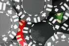 Poker Chips in Color digital painting