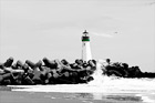 Lighthouse Photoshop Effect digital painting