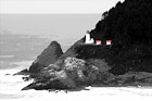 Heceta Lighthouse Art digital painting