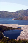 Vertical View of Spirit Lake digital painting