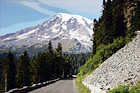 Road Leading to Mt. Rainier digital painting