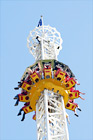 Panic Ride at Silverwood Theme Park digital painting