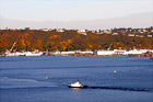 Commencement Bay in Fall digital painting