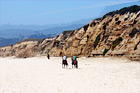 Horseback Riding on the Beach digital painting