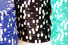 Stacked Poker Chips digital painting