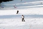 People Skiing digital painting