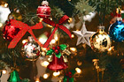 Christmas Tree Ornaments digital painting