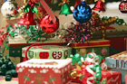 Ornaments & Presents Close Up digital painting