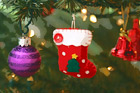 Christmas Stocking Ornament digital painting