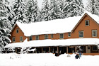 National Park Inn & Snow digital painting