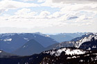 Snow Capped Hills from Paradise digital painting