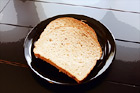 Bread Slices on Plate digital painting
