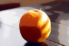 Orange digital painting