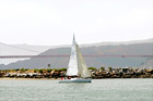 Golden Gate Bridge & Sailboat digital painting