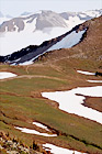 Hills with Snow Near Mt. Rainier digital painting