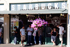 Original Starbucks in Seattle digital painting