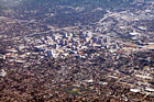 Aerial Downtown San Jose, California digital painting