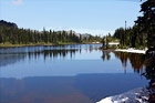 Reflection Lake in Mt. Rainier National Park digital painting