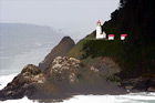 Heceta Light House & Clouds digital painting