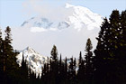 Mt. Rainier in Clouds digital painting