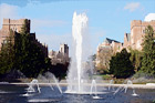 Drumheller Fountain at University of Washington digital painting