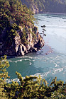 Rugged Cliffs of Deception Pass digital painting