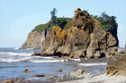 Ruby Beach Rocks & Seastacks digital painting