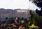 Los Angeles Hollywood Sign digital painting
