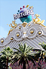 Harrah's Hotel Sign in Daytime digital painting