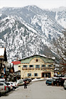 Downtown Leavenworth & Big Mountain digital painting