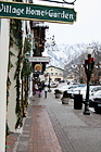 Sidewalk & Shops of Leavenworth digital painting