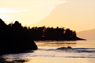 Orange Sunset at Deception Pass digital painting