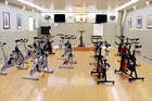 Spin Bikes in Spinning Room digital painting