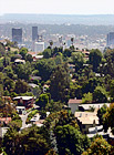 Hollywood View from a Hill digital painting