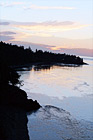 Pacific Ocean Coast Sunset digital painting