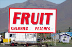 Fruit Sign off the Highway digital painting