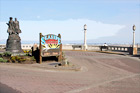 Seaside Oregon Boardwalk digital painting