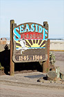 Seaside, Oregon Boardwalk Sign digital painting