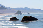 Cannon Beach & Ocean Rocks digital painting