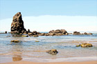 Seastacks & Rocks in Pacific Ocean digital painting