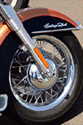 Harley Davidson Motorcycle Tire digital painting