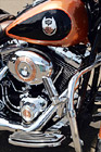 Side of Harley Motorcycle digital painting