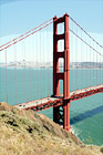 Golden Gate Bridge Vertical View digital painting