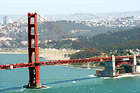 Golden Gate Bridge Side View digital painting