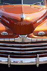 Front of Old Orange Ford Truck Super Deluxe digital painting