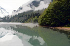 Lake Reflection at Diablo Lake digital painting