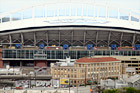 Qwest Field Football Stadium digital painting