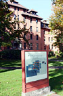 Pacific Lutheran University Sign & Harstad Hall digital painting