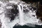 Snoqualmie Falls Icicles at Lookout digital painting