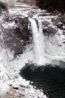 Snoqualmie Falls During a Freeze digital painting